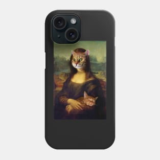 Mona Lisa Orange Cat Phone Case