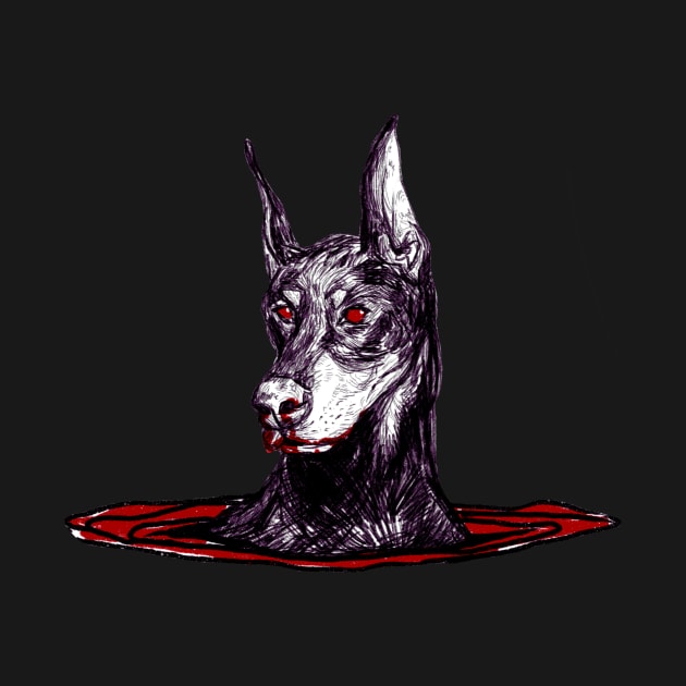 Hell Hound by lymphdoodle