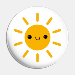 Cutey Face Sun Pin