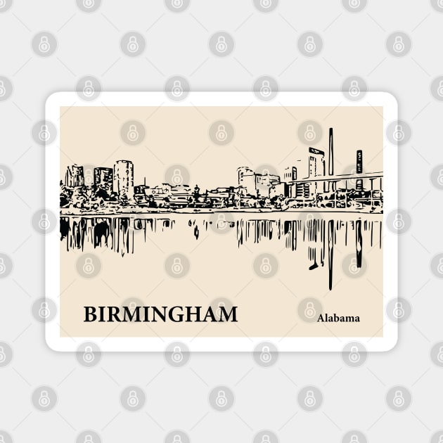 Birmingham - Alabama Magnet by Lakeric