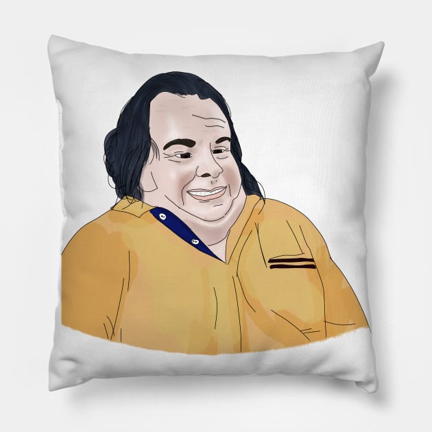 Big Ed - 90 day fiance Pillow by Ofthemoral