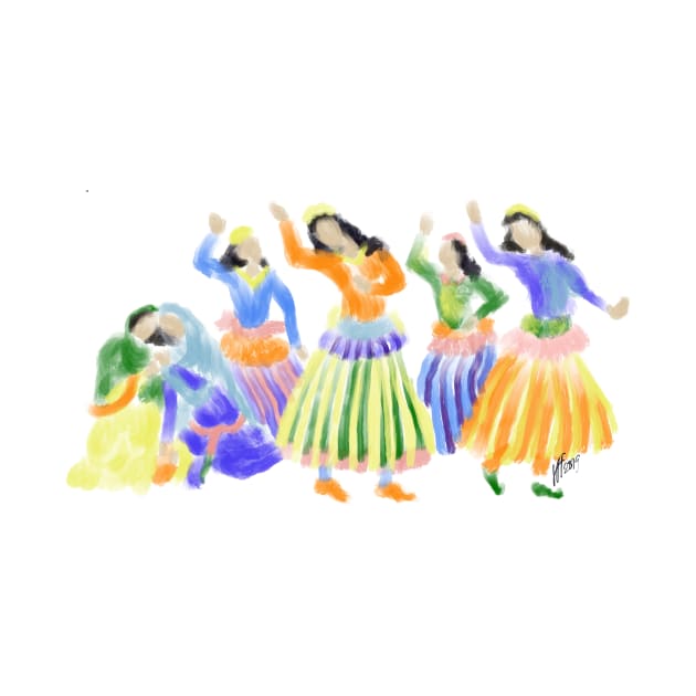 Persian Women Dancing by LITDigitalArt