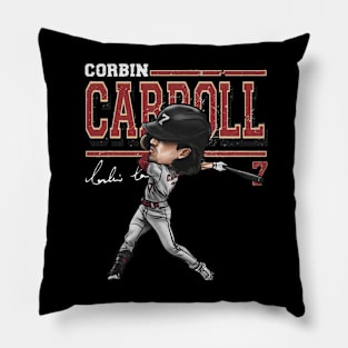 Corbin Carroll Arizona Cartoon Pillow