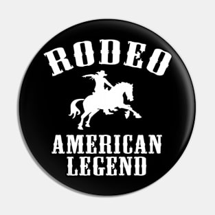 Rodeo American Legend Pin
