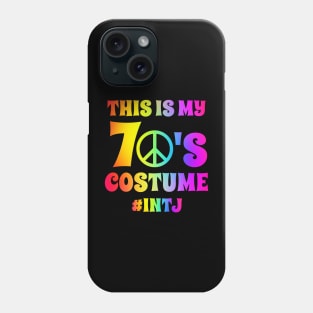 Groovy INTJ This Is My 70s Costume Halloween Party Retro Vintage Phone Case