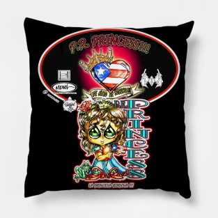 P.R. PRINCESS T-SHIRT DESIGN Pillow