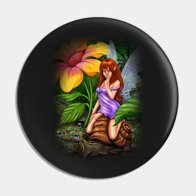 Garden Fairy Pin by harstonart