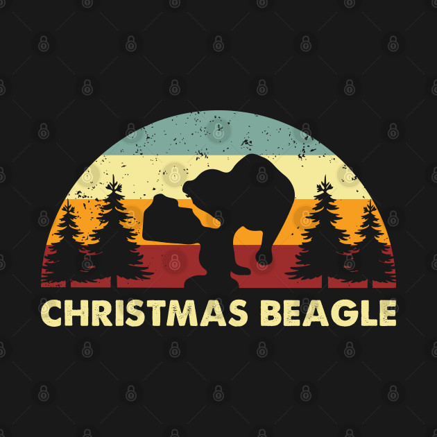 Discover Retro Christmas Beagle - Snoopy - T-Shirt