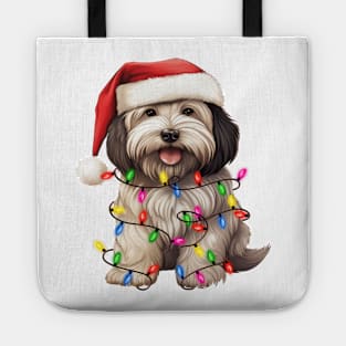 Christmas Havanese Tote