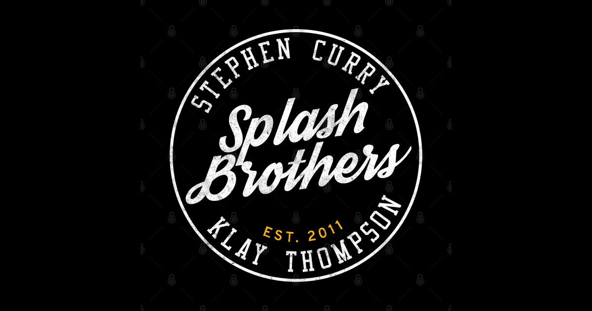 Splash Brothers Est. 2011 vintage logo Splash Brothers Sticker