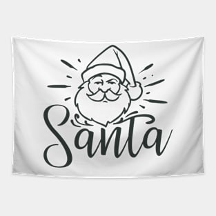 Cute Santa quotes Tapestry