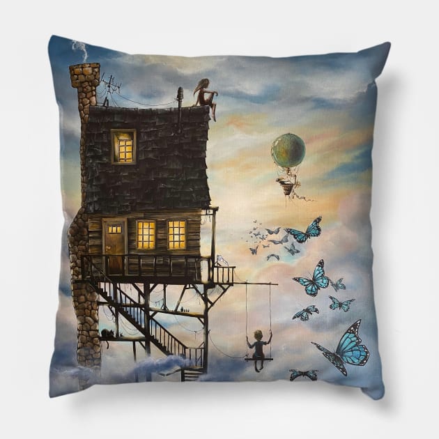 Sky's the limit Pillow by LadyKikki