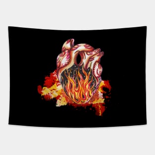 Fire Heart Tapestry