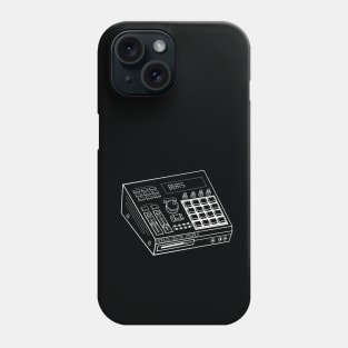 Beat Maker (White Lines) Analog / Music Phone Case