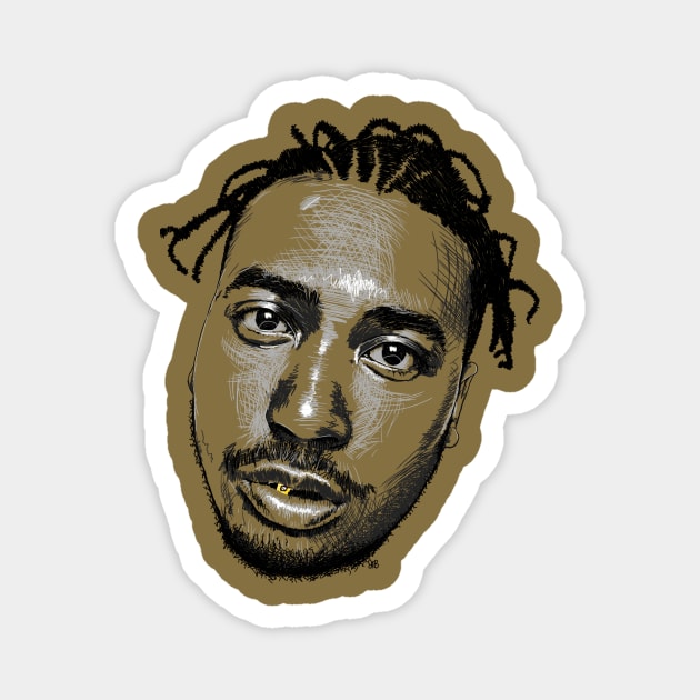 Ol' Dirty Bastard Magnet by Joodls