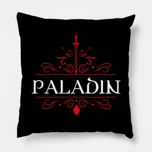 Paladin Game Night Uniform Tabletop RPG Character Classes Series Pillow