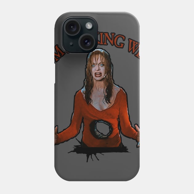 Death Becomes Her Phone Case by Indecent Designs