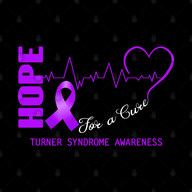 Hope For A Cure Turner Syndrome Awareness Support Turner Syndrome Warrior Gifts by ThePassion99