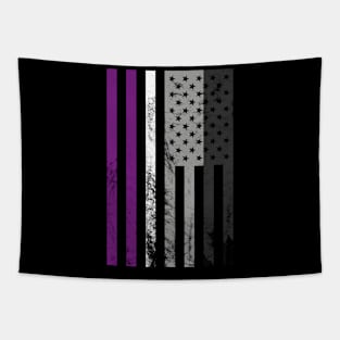 Asexual usa flag Tapestry