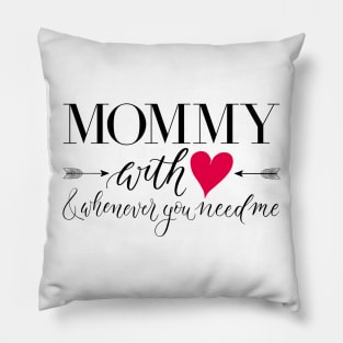 Mommy with heart Pillow