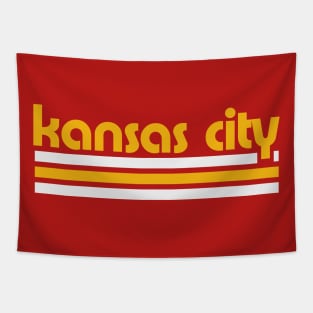 Retro Kansas City Stripes Tapestry