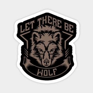 WOLF| Retro design for Wolf Animal Lovers Magnet