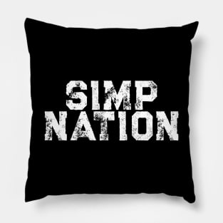 SIMP NATION - Funny Simp Fesign tikotk Twitch Pillow