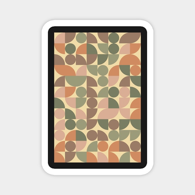 Random Shapes - Pattern #3 Magnet by Trendy-Now