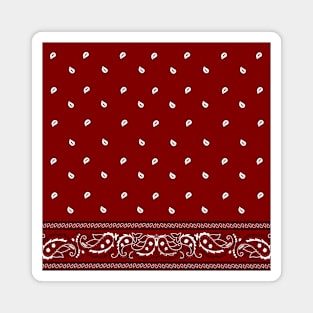 Crimson Bandanana Magnet