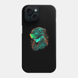 Cyberpunk VR Girl Phone Case