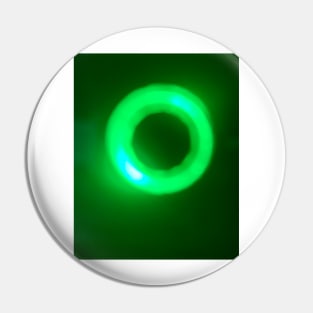 Zeros (Green Rings) Pin