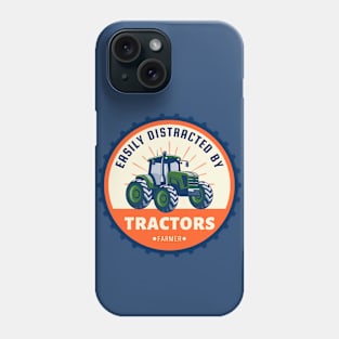 Easily distracted by tractors - Farmer Phone Case