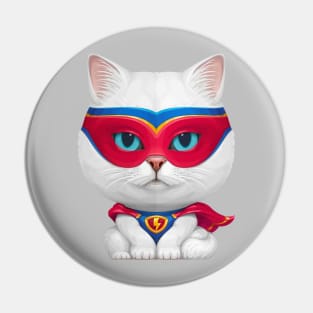 Superhero Cat Pin