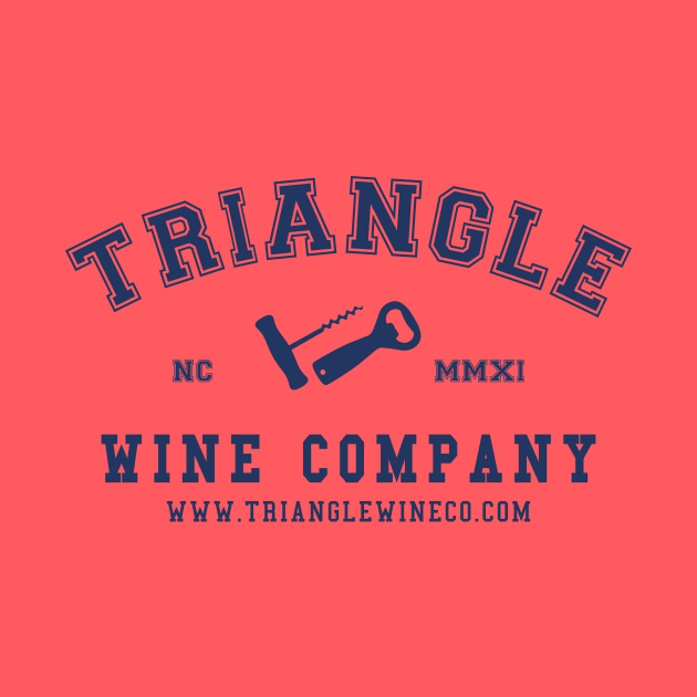 Triangle Wine Company Collegiate Blue by trianglewineco