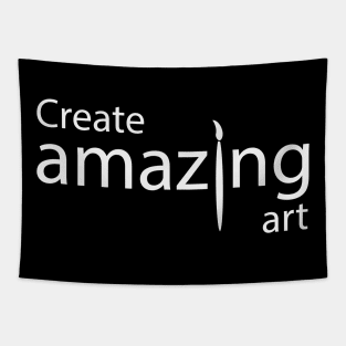 Create amazing art typography design Tapestry