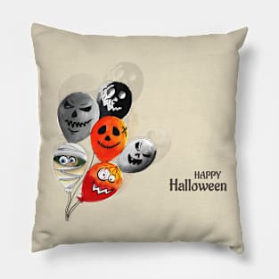 Happy Halloween Flying Ball Pillow