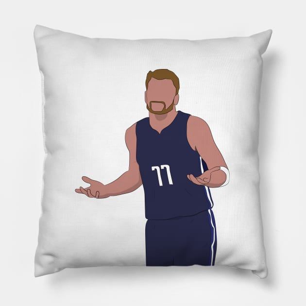 Luka Doncic Pillow by SickSticksCo