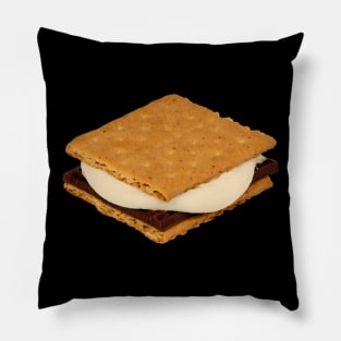 S'more Campfire Dessert Design Pillow