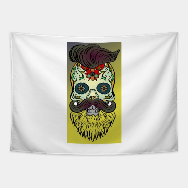 Sugar Skull 29 (Style:25) Tapestry by luminousstore