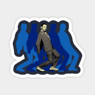 Classic Peewee Herman Light Blue Magnet