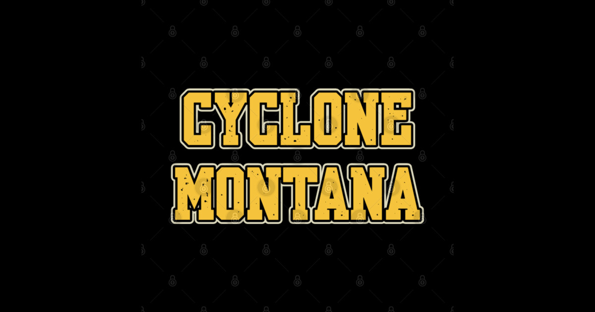 Cyclone Montana - Cyclone Montana - Sticker | TeePublic