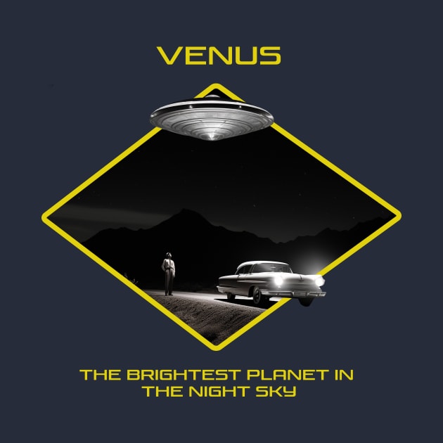 Venus, the brightest star by Alan'sTeeParty