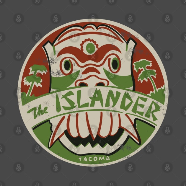 Vintage Clark's Islander Restaurant Tacoma by StudioPM71