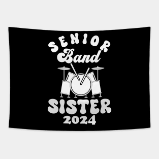 senior Band Sister 2024 funny sister senior class of 2024 Tapestry