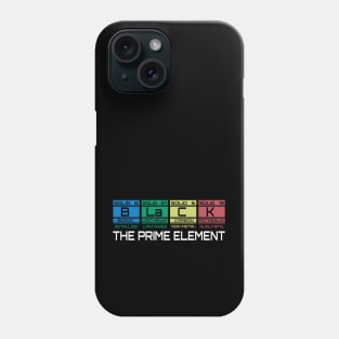 Black The Prime Element Phone Case