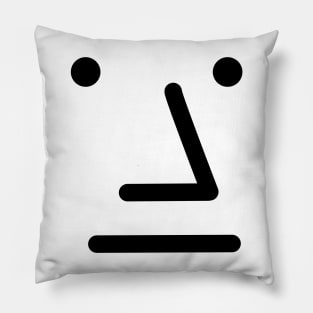 Classic NPC Wojak Face 4chan Meme Pillow