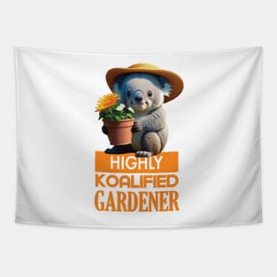 Just a Highly Koalified Gardener Koala 2 Tapestry