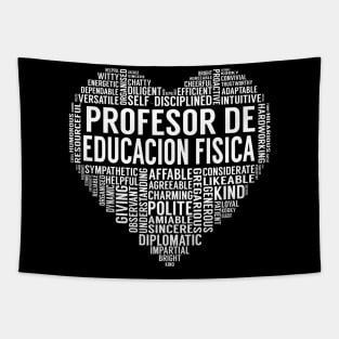 Profesor De Educacion Fisica Heart Tapestry