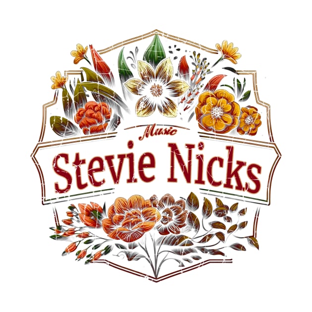 Stevie Nicks Flower VIntage by Itulah Cinta