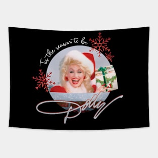 Dolly-Parton Chrismas Tapestry